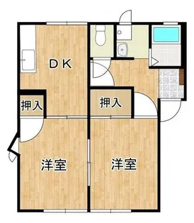 フレグランス城南 A棟【1階】の間取り
