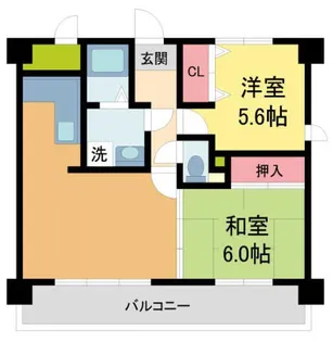 シティオボヌール【203号室】の間取り