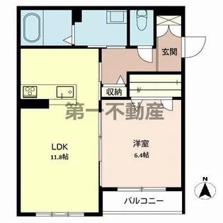 シャーメゾン トールフェスキュー【2階】の間取り