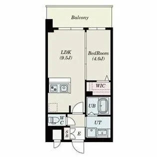 S-RESIDENCE東三国amante【9階】の間取り
