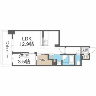 リビオメゾン新大阪【7階】の間取り