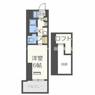 エステムコート新大阪IIIステーションプラザ【8階】の間取り