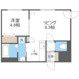 felsenⅡ(フェルゼン2)【4階】の間取り