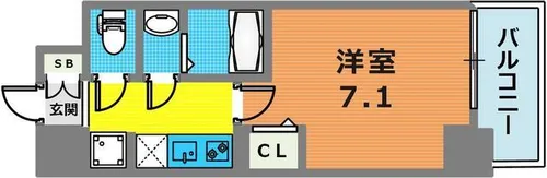 レジデンス神戸大倉山グルーブ【2階】の間取り