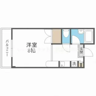 Gran Pino 春日【6階】の間取り