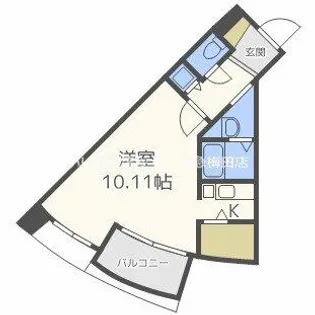 フォレステージュ江坂垂水町【4階】の間取り
