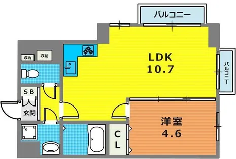 Lumina【2階】の間取り