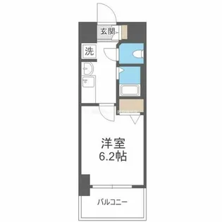 エステムコート新大阪Ⅵエキスプレイス【2階】の間取り