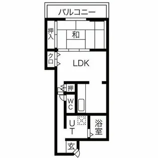 ディアコート新大阪【12階】の間取り