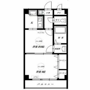 ハイツ新和【3階】の間取り