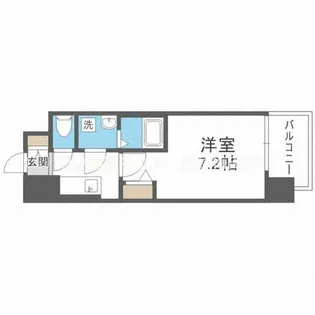 Attirant西三国【4階】の間取り