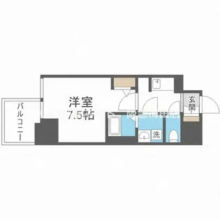 コンフォリア・リヴ新大阪WEST【11階】の間取り