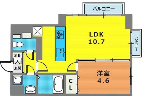 Lumina【5階】の間取り