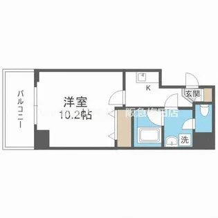 カルム小西Ⅱ【7階】の間取り