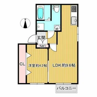 ファミリーハイツ【206号室】の間取り