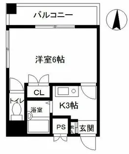 長居TSマンション【401号室】の間取り