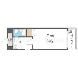 メゾン豊中パート16【4階】の間取り