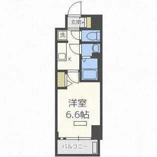 プレサンス梅田Ⅱ【11階】の間取り