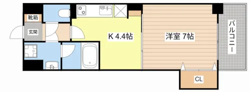 エンゼルプラザEastⅢ【506号室】の間取り