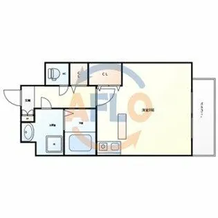ラ・ペジブル【3階】の間取り