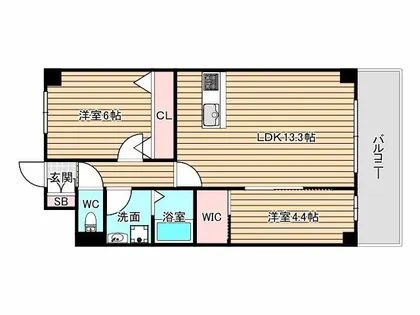 GROOVE豊中レジデンス【1階】の間取り