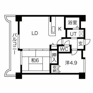 スプリングヒルズIII【1階】の間取り
