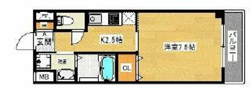 イルマーレ【3階】の間取り