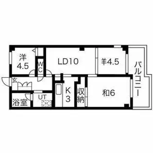 リブレ待兼山【1階】の間取り