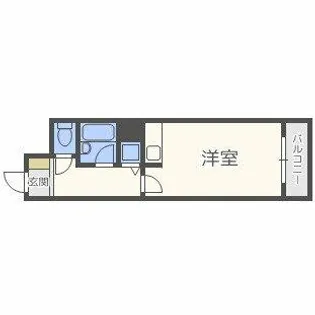 エスリード堂島【3階】の間取り