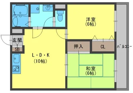 コンフェリア秦【3階】の間取り