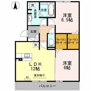 シャルマン堂前【303号室】の間取り