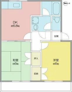 リバティ-ハイム川口Ⅰ番館【1階】の間取り