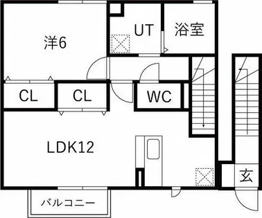 メゾン エスポワール【2階】の間取り