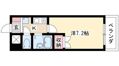 リバティハイツ【2階】の間取り