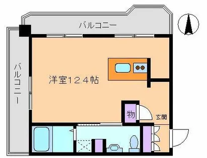 コーポモントレー【302号室】の間取り