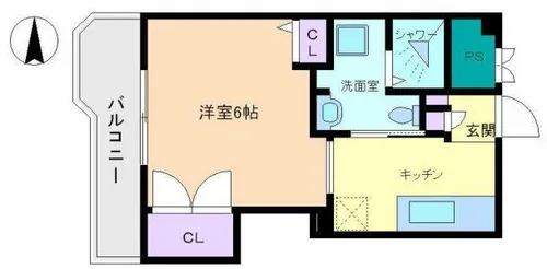 コーポモントレー【303号室】の間取り