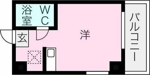 ノースグリーンビル【2階】の間取り