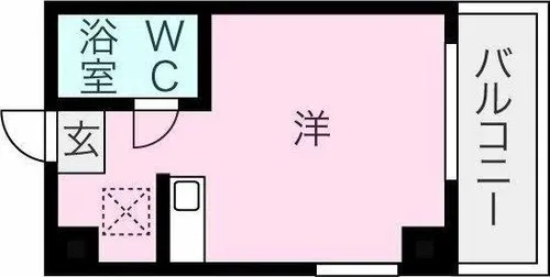 ノースグリーンビル【2階】の間取り