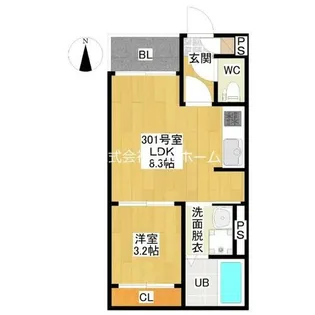 REGALEST Sowaka則武【2階】の間取り