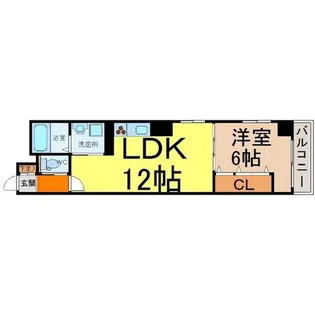 フェリシダージ鶴舞【2階】の間取り