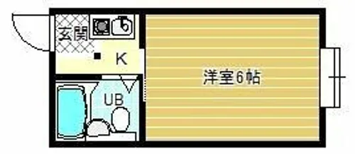 ロイヤル柏原【1階】の間取り