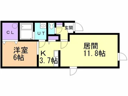 ヴァンベール宮の森Ⅱ【1階】の間取り