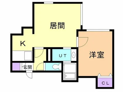 セレストシエル【102号室】の間取り
