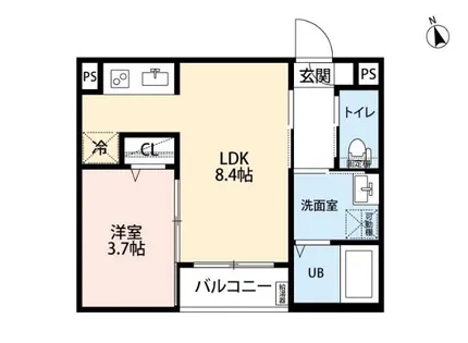 Kerasia(ケラシア)【3階】の間取り