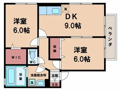 モンソレイユ【1階】の間取り