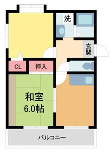 ツインティ木本【3階】の間取り