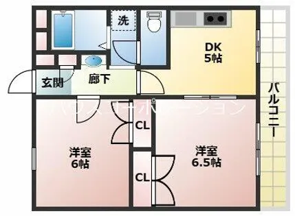 兵庫県尼崎市栗山町1丁目【マンション】の間取り