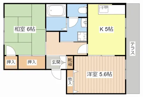 ヴェナ ビスタ【0110号室】の間取り