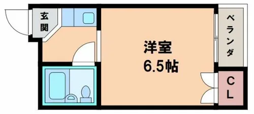 サンシャイン7【6階】の間取り
