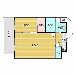 Alivis三国本町【2階】の間取り